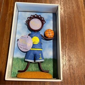 Just Kidding Photo Frame Brian Basketball by Dennis East Intl NWT 2003